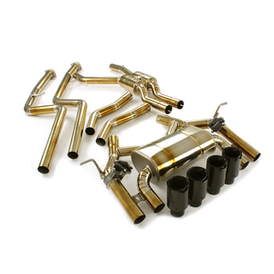 2014-2018 BMW M3/M4 F80/F82 S55 3.0T <span class=keywords><strong>Tuning</strong></span> Titanium Catback Système d'échappement Longueur égale Midpipe Valvetronic Modèle M2 Car Pipe - Product Image 2