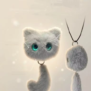 Gato Curioso con IA, Lindo Juguete de Peluche Interactivo, Colgante para Bolsa, Compañero de Reconfort Emocional, Admite Personalización por IA - Product Image 5