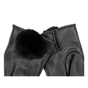 Moufles pour dames Mode coupe-vent personnalisées respirantes de meilleure qualité en cuir d'agneau chaud-Gants de conduite en polaire du Pakistan - Product Image 4