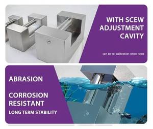 Thép không gỉ 5kg hình chữ nhật hiệu chuẩn trọng lượng F1 F2 M1 grip xử lý trọng lượng đo lường phòng thí nghiệm cho trọng lượng thử nghiệm - Product Image 5