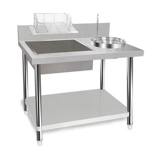 Mesa de Empanado Manual de Acero Inoxidable / Mesa para Polvo de Empanado Tipo <span class=keywords><strong>KFC</strong></span> - Product Image 1