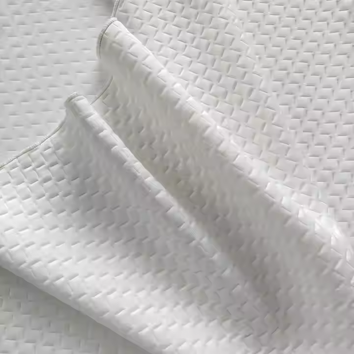 Hot Sale High Quality Bamboo Material Yarn Dyed Jacquard Knitted 280 GSM Breathable Microfiber Tricot Mattress Ticking Fabric