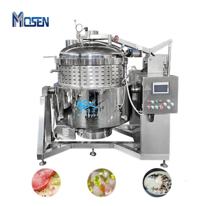 Olla a presión de vapor de acero inoxidable de 200l Industrial, sopa de cola de buey, sopa de cordero, caldo Laksa, maquinaria de olla a presión para procesamiento de alimentos - Product Image 6