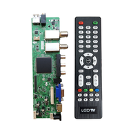 Carte mère universelle pour téléviseur LED DVB-T DVB-S ZS.S663.A01R00, numérique, 14-32 pouces, circuit imprimé LED, provenant de l'usine de cartes mères LED pour téléviseurs