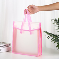 Sac de rangement polyvalent en PP grande capacité pour étudiants, avec clip, conception à accès facile pour un récupération et un stockage rapides des documents