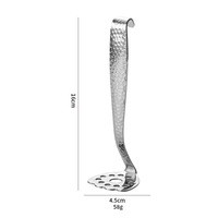 Avocado Stamper Roestvrijstalen Kleine Mini Aardappel Stamper Kattenpoot Aardappelen Stamper Keukengereedschap 6.3 Inch Metalen Mastier Gebruiksvoorwerp