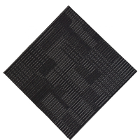 Moquette de bureau moderne en PP emboîtable, écologique, pour usage domestique, avec support en bitume, moquette grise, dalles de moquette de bureau commerciales 50x50cm