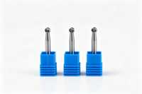 Fraiseuses rotatives en carbure de tungstène personnalisables de 3 mm et 6 mm, forme sphérique, pour le travail de meulage des surfaces en acier et en fer