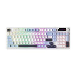 IP98 Mechanical Feel Keyboard Original Three Tone Keycap Silent Wired High Value Typing Office Keyboard - Product Image 1
