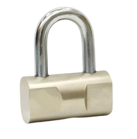 Cadenas en laiton robuste, cadenas de sécurité en laiton massif, double verrouillage