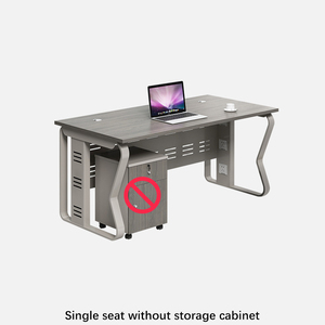 Ce chứng nhận sinh thái thân thiện Hiện Đại Văn phòng bàn bền bốn-người phân vùng lưu trữ tủ máy tính thương mại Bàn - Product Image 6