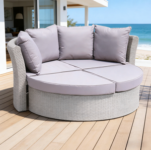 Chaise inclinable au design moderne, mobilier d'extérieur confortable pour cour et hôtel, <span class=keywords><strong>lit</strong></span> <span class=keywords><strong>de</strong></span> bain <span class=keywords><strong>de</strong></span> soleil - Product Image 5