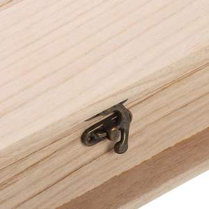 Caja <span class=keywords><strong>de</strong></span> Almacenamiento Pequeña y Ligera <span class=keywords><strong>de</strong></span> Madera con Forma <span class=keywords><strong>de</strong></span> <span class=keywords><strong>Libro</strong></span>, Tapa con <span class=keywords><strong>Bisagras</strong></span>, Organizador <span class=keywords><strong>de</strong></span> Recuerdos en Blanco, Estuche para Joyas, Tarjetas, Baratijas, 28x17.8x7cm - Product Image 3