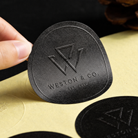Autocollants en papier texturé personnalisés en gros avec logo, formes variées, autocollants en relief 3D, autocollants de luxe pour parfums et bougies, étiquettes