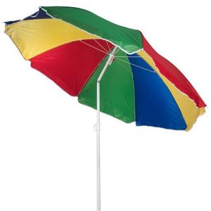 Paraguas Plegable Resistente al Viento con Logotipo Personalizado, Protección UV para Exteriores, Estructura de Acero, Sombrillas de Playa - Product Image 1