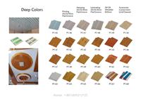 Revêtement cannelé par PVC de panneau de mur pour la déco d'intérieur Panneaux de mur stratifiés ignifuges extérieurs cannelés de PVC de haute résistance 2.9m 3m 30cm