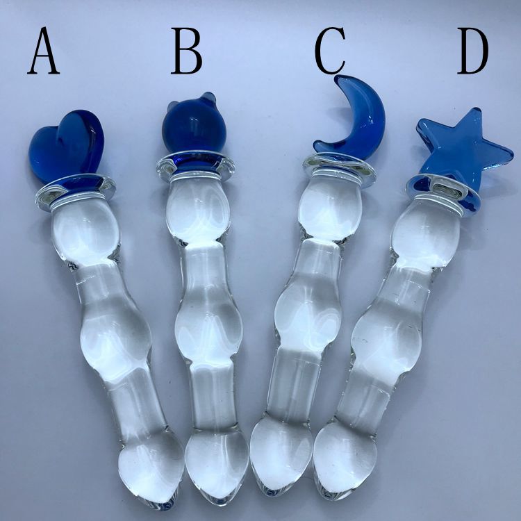 Love Moon Cat Stars of Glass Dildo