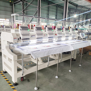 Máy thêu vi tính Tajima <span class=keywords><strong>Head</strong></span> Monogram 6 8 đầu, máy thêu Dahao A18 tất cả servo, máy thêu 12 15 màu - Product Image 2