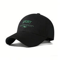 Casquette de baseball unisexe en daim imprimée personnalisée avec étiquette privée, style américain à 6 panneaux