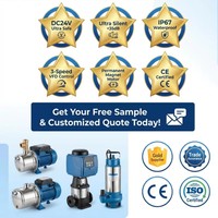 Pompe de surpression intelligente à aimant permanent pour usage domestique, pompe automatique pour augmenter la pression de l'eau du robinet, pour douche, robinet de cuisine, alimentation en eau