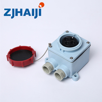 IMPA792764 R12-3 Prise étanche marine IEC 3P+E AC380V Rouge IP56