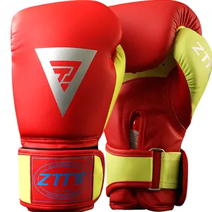 Biểu tượng tùy chỉnh tốt nhất <span class=keywords><strong>Fancy</strong></span> sparring đào tạo chiến đấu đấm Túi PU da Găng tay đấm bốc - Product Image 1