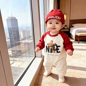 Tenues Familiales Assorties Uniques 2026 – Sweat à Capuche en Coton <span class=keywords><strong>NICE</strong></span> Motif Petit Ours – Style Coréen pour Maman, Papa, Toutes Saisons, Manches Raglan - Product Image 2