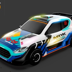 Coches RC de Alta Velocidad a Escala 1/20, Modelo Eléctrico, Juguete de Acrobacias sobre Riel, Potente Derrape en las Cuatro Ruedas, Carreras para Niños, Incluye Control Remoto - Product Image 5