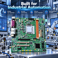 Untuk Advantech AIMB 501G2 Rev A1 Micro ATX Industrial Motherboard LGA1155 H61 Chipset IPC Mainboard Asli Ditarik