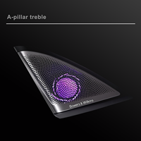 Éclairage intérieur Rhythm Three-Auto Lumière ambiante en relief tridimensionnel avec réglage audio d'origine pour BMW