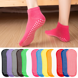 Calcetines de Pilates de Algodón Antideslizantes de Alta Calidad, Personalizados, Hermosos, Sólidos, Invisibles, Populares, Deportivos, para Reformer - Product Image 1