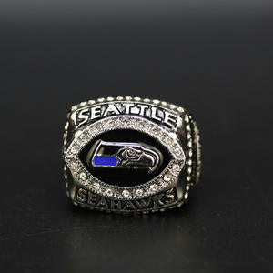 Bague des <span class=keywords><strong>Seattle</strong></span> Seahawks pour hommes, en acier de haute qualité, pour la fabrication de bijoux, vente chaude, bague de championnat 2013, bague de champion, sport - Product Image 5