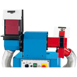 Lijadora de banda giratoria de 120x1500mm con muela abrasiva, 1,9 kW - Product Image 2