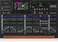 Mezclador Digital Behringer WING-BK de 48 Canales con Pantalla Táctil, 24 Faders, Superficie de Control Metálica, 28 Buses, Estéreo Completo y 8 Preamplificadores Midas PRO