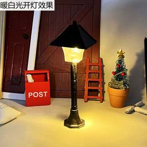 Accessori in Miniatura per Casa delle Bambole in Scala 1:12, Lampioni da Giardino, Mobili per Casa delle Bambole all'Ingrosso, Lampade da Terra in Miniatura - Product Image 2