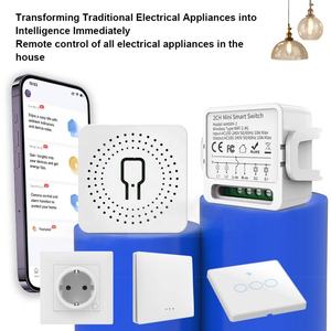 2 Bende 2-Way 16a Tuya Wifi Slimme Schakelaar Bedieningsschakelaar Mini Smart Breaker Smart Life Control Werk Met Alexa Google Home Alice - Product Image 3