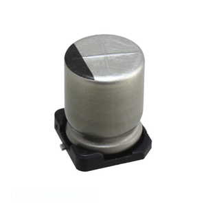 ตัวเก็บประจุ15 uF 20% 160V ตัวเก็บประจุ15 uF ฝาครอบช่อง SMD ULT2C150MNL1GS - Product Image 1