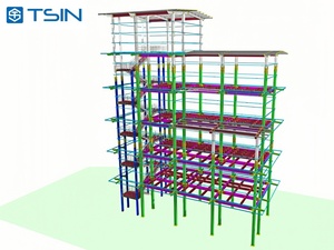 Tòa Nhà Kết cấu thép an toàn hiệu quả đẹp của Thanh Đảo tsin hợp tác với xu hướng tương lai thuận tiện - Product Image 5