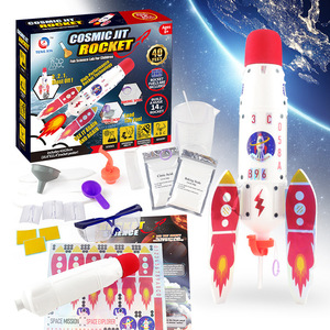 Kit d'expérimentation scientifique Cosmic Jit Rocket, fusée à air propulsée par l'eau, 14,5 pouces, pour enfants de 8 ans et plus, jouet à assembler soi-même - Product Image 3
