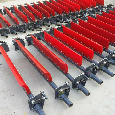 New Polyurethane Head Conveyor Belt Scraper Blade Conveyor Belt Cleaner System for Farm Construction Including Bearing for Mines