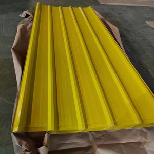 Lámina de acero Galvalume prepintada de 1.0 mm a 2.0 mm, color RAL 1023, recubierta para láminas corrugadas - Product Image 1