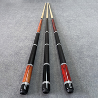 Série Challenger, Queue de billard de haute qualité en bois d'érable, à joint central, en deux parties, à tête large, pour billard américain (9 boules et 8 boules), personnalisable