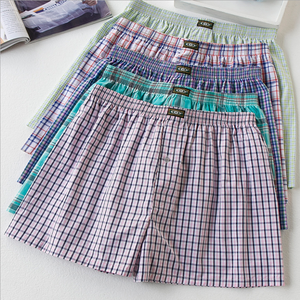 ZHENGPIN <span class=keywords><strong>Boxer</strong></span> da <span class=keywords><strong>Uomo</strong></span> in Cotone Traspirante a Vita Media, Stampati e Tinti, Vendita all'Ingrosso Economica - Product Image 1