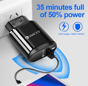 18W Single Port QC3.0 Fast Charger USB Convenient Travel Charger Suitable for Xiaomi Samsung Huawei Phones - Product Image 5