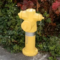 Chien Bouche D'incendie Chiot Pipi Poste D'entraînement Statue De Jardin Bouche D'incendie Figurines Extérieures Décor pour Cour Jardin Pelouse Patio