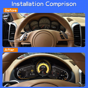 แผงหน้าปัดวัดความเร็วแบบ LCD แผงหน้าปัดเสมือนแผงหน้าปัดระบบลินุกซ์คลัสเตอร์ดิจิตอลสำหรับปอร์เช่คาเยนน์2011-2017 - Product Image 6