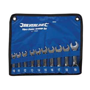 Silverline Stubby <strong>Spanner</strong> <strong>Set</strong> 10pce 10 - 19mm - Product Image 1