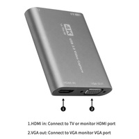Caja de tarjeta DVR para captura de vídeo, USB 3,0, HDMI, con micrófono, VGA, bucle, para cámara de ordenador, Xbox 360, OBS, transmisión en directo