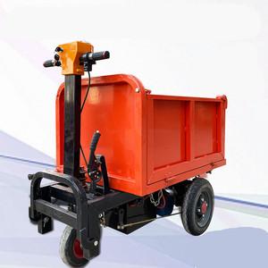 Chariots à main électriques Dépoussiéreurs Camions à benne basculante pour la manutention de matériaux de chantier Transport efficace de briques de ciment et de sable - Product Image 5