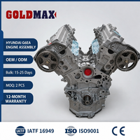 Moteur nu GOLDMAX Hyundai G6EA 2.7L V6 24V DOHC pour Santa Fe Sonata Grandeur